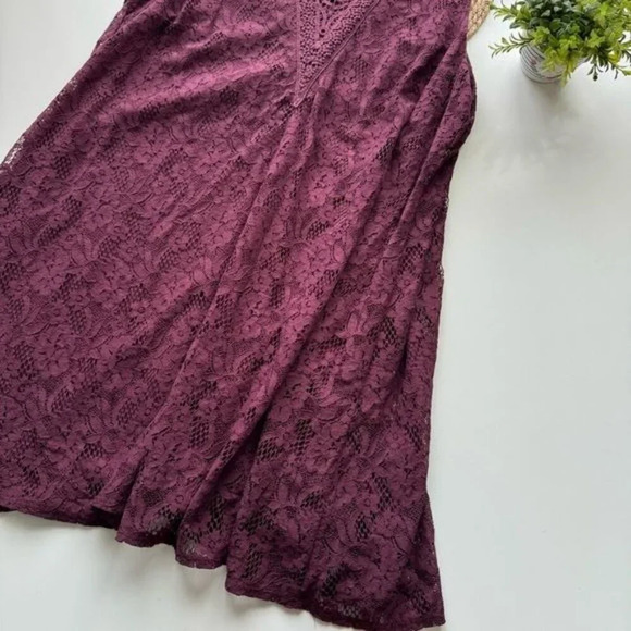 Torrid Burgundy Mini Lace Trapeze Dress Size 3XL - Picture 6 of 11